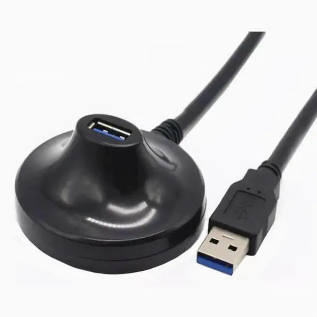 Alt view image 2 of 5 - USB3.0 male to female extension cable with Base USB extension cable with base USB3.0 base extension cable