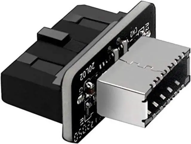 Main image of Usb Front Panel Adapter, Vertical Usb C Header Adapter, Usb 3.1 Type-E Key-A To Usb 3.0 20Pin Header Converter For Type C Motherboard