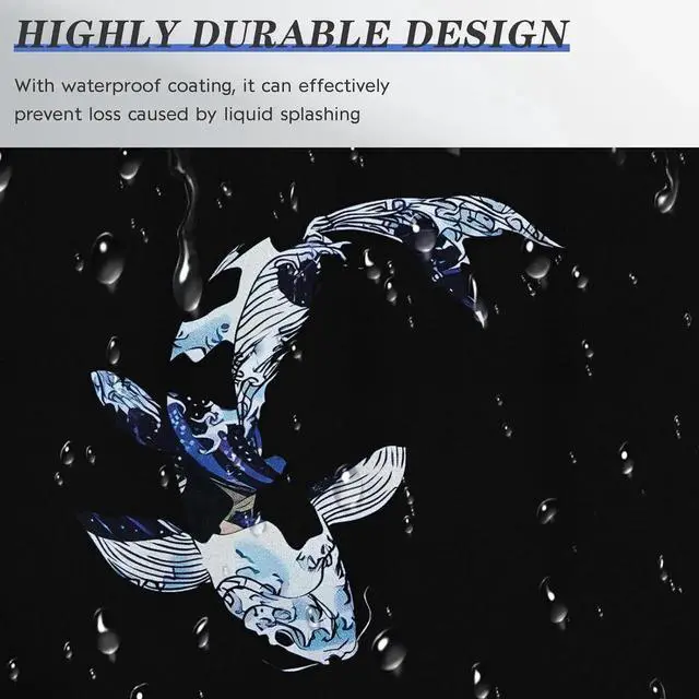 Alt view image 5 of 7 - Mouse Pad Gaming Large Desk Pad (31.5 x 11.8 x0.12 inch) Washable Keyboard Pad Laptop Desk Mat Japanese Mouse Pad with Anti-Slip Rubber Base Extended Mouse Pad for Office & Home.