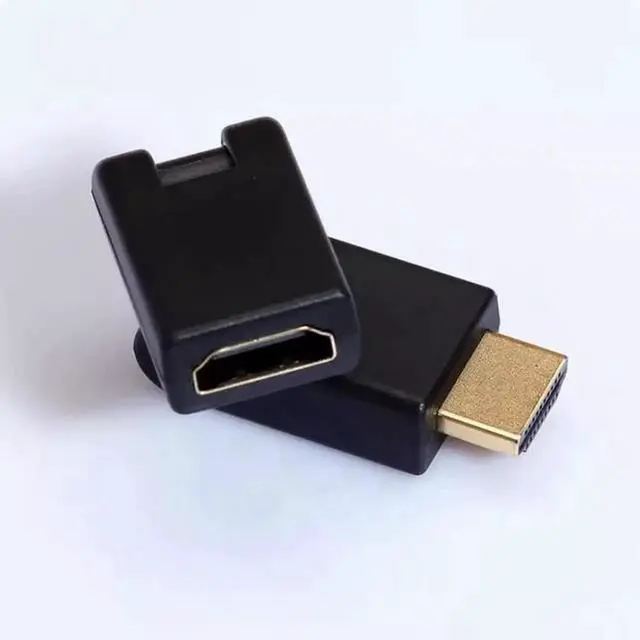 Alt view image 4 of 5 - HDMI Male to female HDMI HD 360 degrees arbitrarily rotate the HDMI adapter male to female