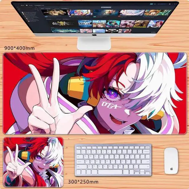 Main image of One Piece UTA anime mouse pad Extended Gaming Mouse Pad with Stitched Edges Large Mouse pad with Non-Slip Rubber Base for Work & Gaming, Offi ce & Home,