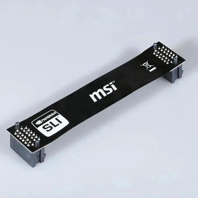 Main image of 10cm Flexible SLI Bridge GPU Cable VGA Card SLI Flexible Bridge Cable Interconnect Connector for nVidia GPUs Graphic Cards