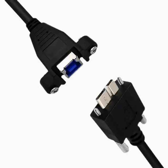 Main image of 5Gbps speed USB3.0 with fixing screws Data cable usb B female to micro b male conversion pair cable