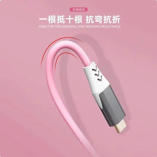 Alt view image 2 of 4 - Navigation cable mechanical keyboard cable Customized cable TYPE-C interface coil spring data cable extends the navigation plug