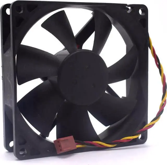 Alt view image 4 of 4 - FOR FOXCONN PV902512L 9CM 12V 0.16A 3-wire 3-pin ultra-quiet cup chassis fan