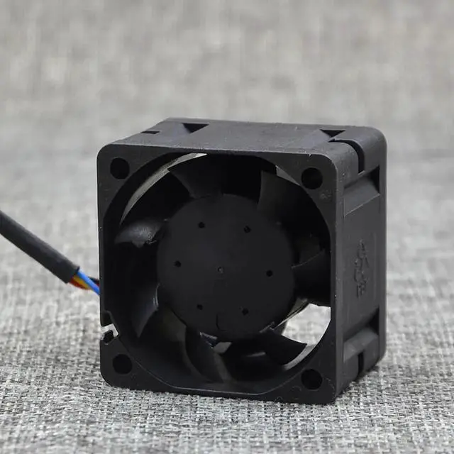 Alt view image 5 of 5 - Delta ORIGNAL 40*28MM TFB0412EHN 12V 0.87A 4 wires 4 Pins case fan,switch ,print cpu cooler