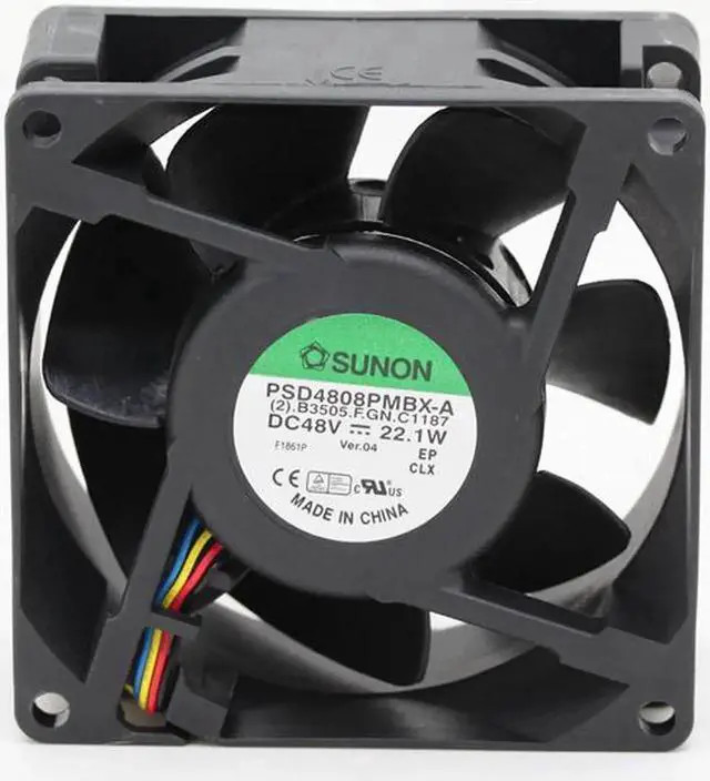 Main image of SUNON PSD4808PMBX-A 80*80*38MM 8038 8cm DC 48V 22.1W Server Square inverter axial cooling Fans case cooler