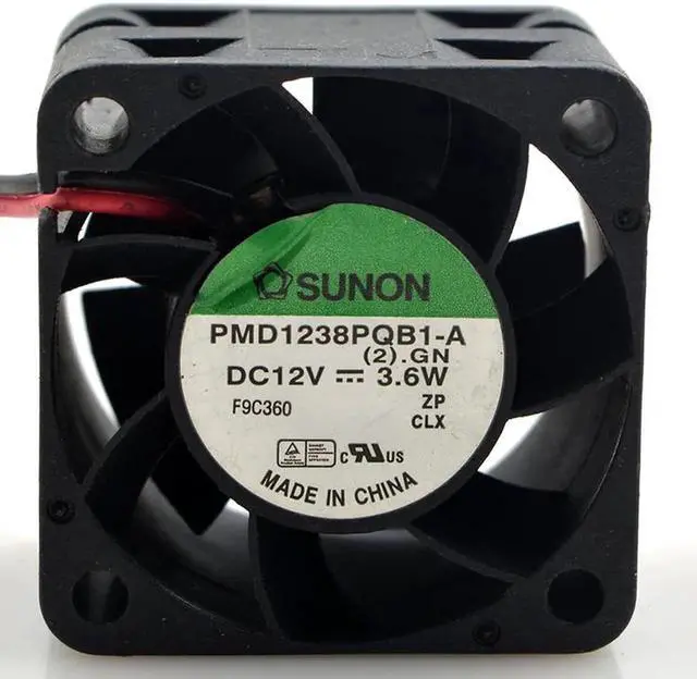 Main image of SUNON PMD1238PQB1-A 4CM 4028 1U server fan DC12V 3.6W 2-wire 40*28mm IPC cooler