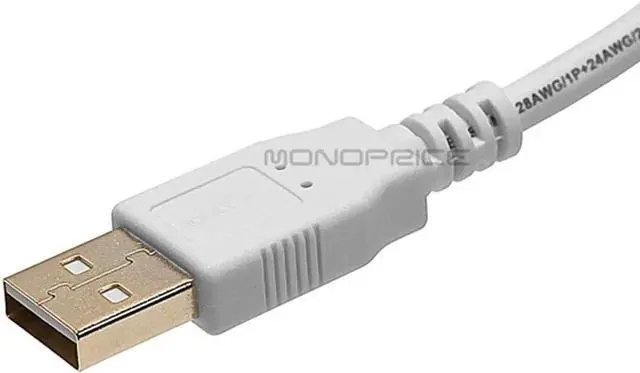Alt view image 4 of 4 - USB 2.0 Extension Cable - 6 Feet - White | USB Type-A Male to USB Type-A Female
