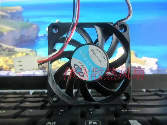 Alt view image 3 of 3 - New original Top Motor DF126010BL DF1206BL 12V 0.18A/0.20A 6cm 6010 3-pin ball bearing quiet cooling fan