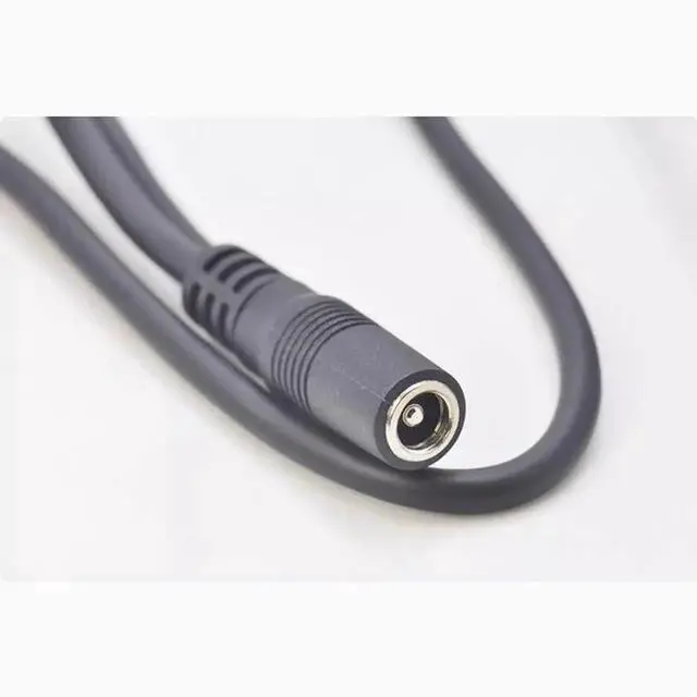 Alt view image 4 of 4 - Original female 5.5mm 2.5MM DC port to two male power supply one point two power supply cable Connection cable