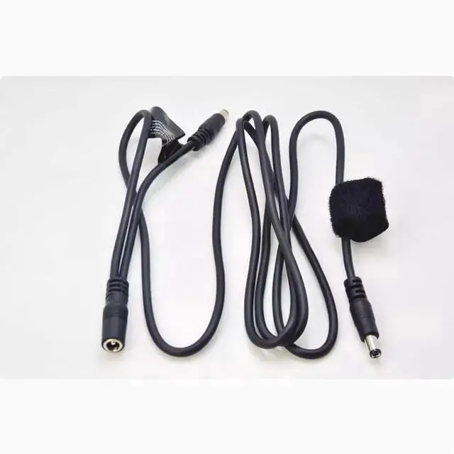 Alt view image 3 of 4 - Original female 5.5mm 2.5MM DC port to two male power supply one point two power supply cable Connection cable