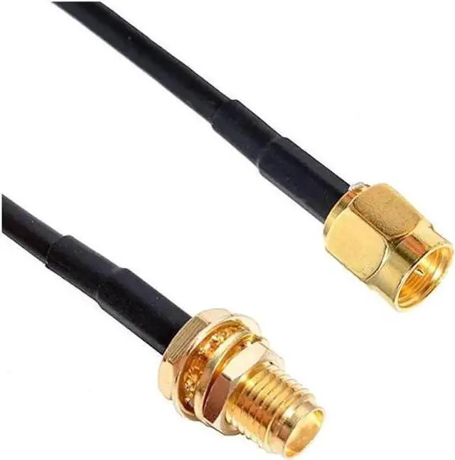 Alt view image 2 of 5 - (3m 10FT)WiFi Antenna Extension Cable with SMA Male to SMA Female Coax Connector 3m 10FT by