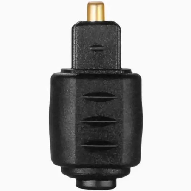 Alt view image 2 of 5 - Fiber converter toslink Fiber Converter adapter mini 3.5 to toslink male