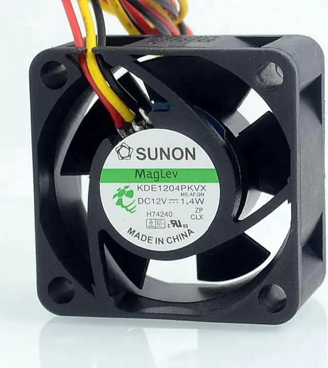 Alt view image 4 of 6 - Original SUNON KDE1204PKVX DC12V 1.4W 40*40*20mm 3-pin 4020 4 cm silent fan