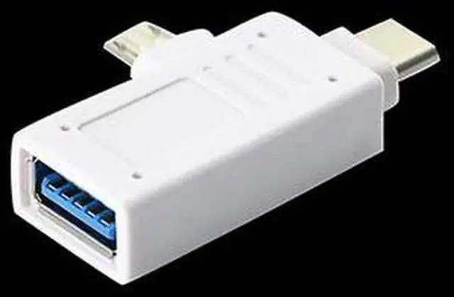 Alt view image 4 of 5 - USB3.0 Type-c OTG adapter type-c micro 2-in-1 Universal adapter for mobile USB flash drive 2PACK