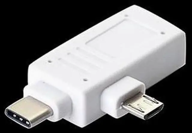 Alt view image 2 of 5 - USB3.0 Type-c OTG adapter type-c micro 2-in-1 Universal adapter for mobile USB flash drive 2PACK