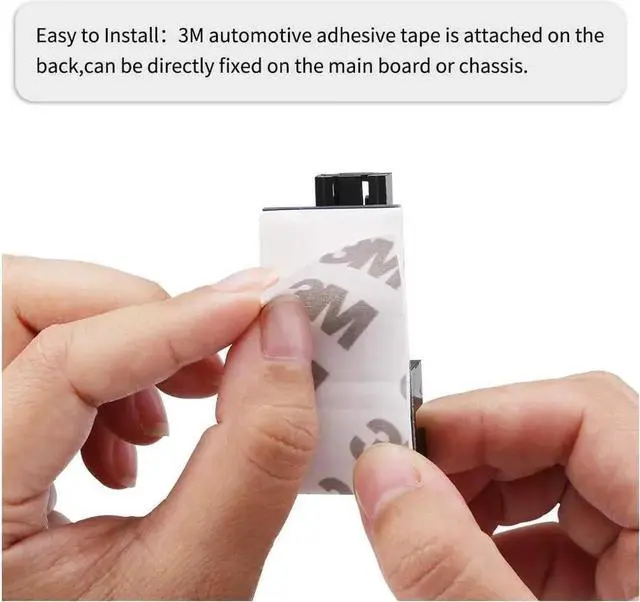 Alt view image 6 of 7 - 9 Pin 2 in 1 Internal USB Splitter Cable, 9 pin USB Header Male 1 to 2 Female Extension Connector Adapter, USB 2.0 HUB Connector Port Multiplier PWM Fan Splitter Cable (30cm/0.98ft)