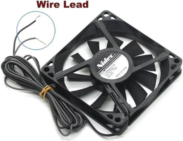 Alt view image 5 of 5 - 80mm Slim Mute Silent Cooling Fan 8cm,for Nidec 8015 80X80X15mm DC 12V 0.09A DJT80RBAS3-S04 2400RPM