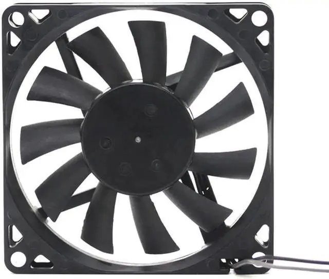 Alt view image 2 of 5 - 80mm Slim Mute Silent Cooling Fan 8cm,for Nidec 8015 80X80X15mm DC 12V 0.09A DJT80RBAS3-S04 2400RPM