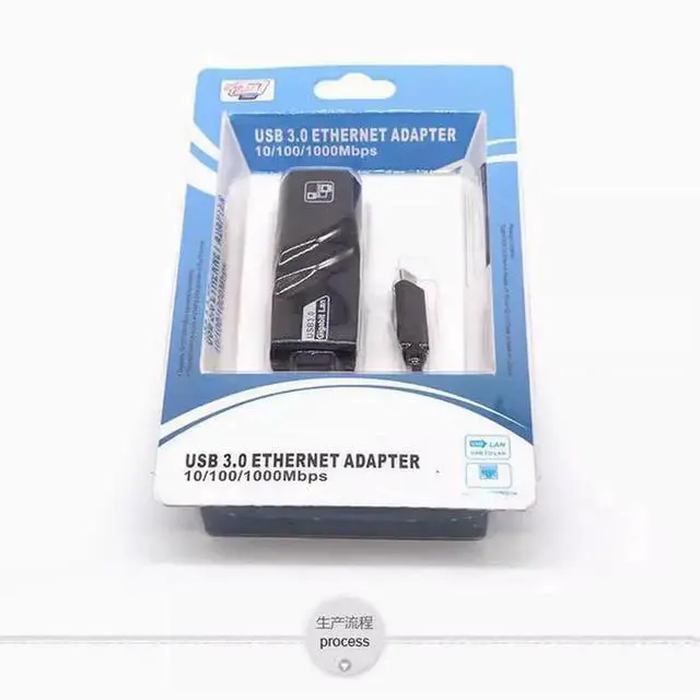 Alt view image 5 of 5 - USB-C Type-C to Gigabit network cable /3.0 Gigabit network card computer to RJ45 1000Mbps