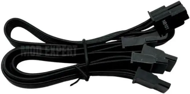 Alt view image 6 of 6 - Original Seasonic 4 SATA Straight HDD SSD Power Cable for Sea-sonic FOCUS PLUS 1000W 850W 750W 650W 550W GOLD Modular Power Unit