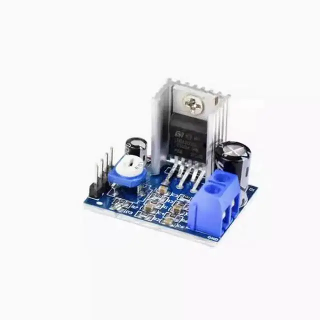 Alt view image 2 of 4 - Digital power amplifier module TDA2030 mono 18W audio amplifier module 2030A volume adjustment