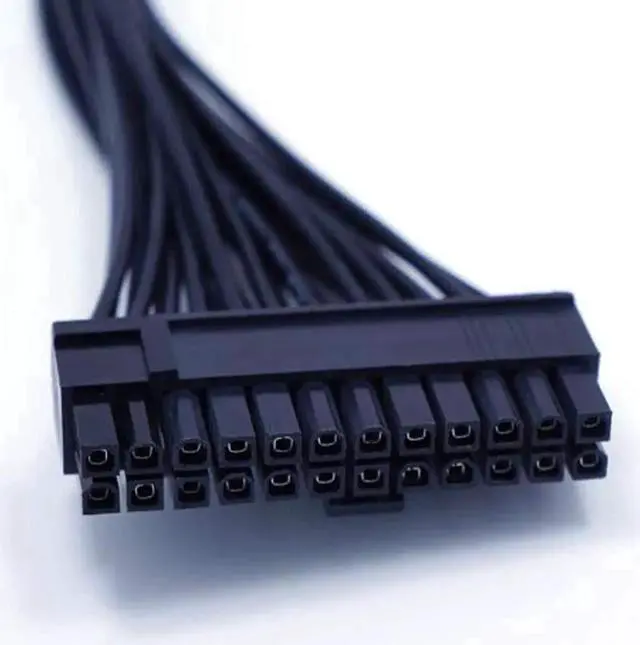 Alt view image 5 of 6 - Atx 24Pin To 20+4Pin Power Cable Psu 20 Pin Male Convert To 24Pin Male (12Inch, 18AWG)