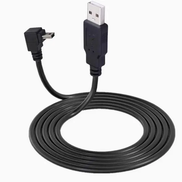 Alt view image 3 of 3 - USB2.0 hard disk digital camera phone data cable T-port AM-Mini 5P up and down left and right bend 90°3 meters upbending 1m