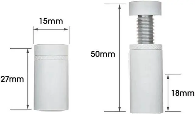 Main image of Graphics Card GPU Support Bracket, Adjustable Height GPU Sag Stand Bracket with Magnet and Non-Slip Sheet, GPU Holder for Prevent Universal VGA Graphics Card Sag - 1.0-2.0"- Mini - White