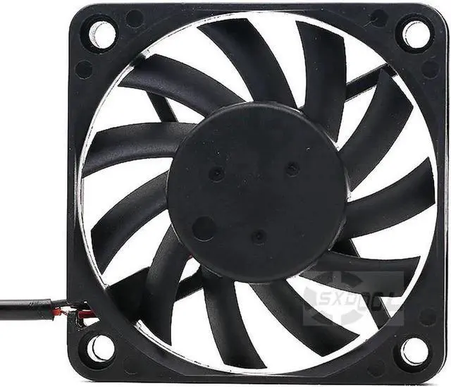 Alt view image 2 of 5 - 5V ultra-quiet 6CM ultra-thin USB interface, router, power cat, light cat, cooling fan 6010 0.10A 16CFM double ball Backpacking, camping tents to ventilate heat, carry a lightweight fan with you