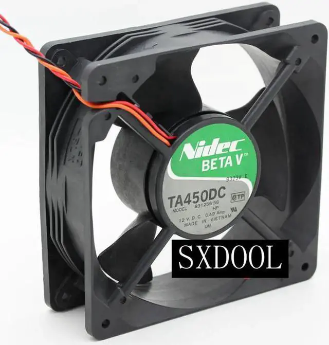 Main image of Original Nidec TA450DC B31256-56 DC12V 0.49A 12CM 12038 cooling fan