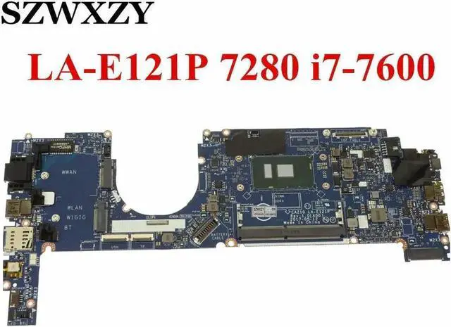 Main image of For Latitude 7280 Laptop Motherboard i7-7600 CPU CAZ10 LA-E121P DDR4 R5YF6 0R5YF6 CN-0R5YF6