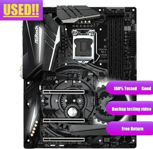 Main image of Z390 Taichi motherboard supports 9th and 8th Generation CPU Socket 1151 DDR4 4200+ (OC)
