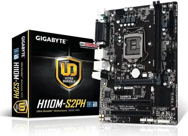 Main image of GA-H110M-S2PH DDR4 Motherboard H110 LGA 1151 i3 i5 i7 DDR4 32G