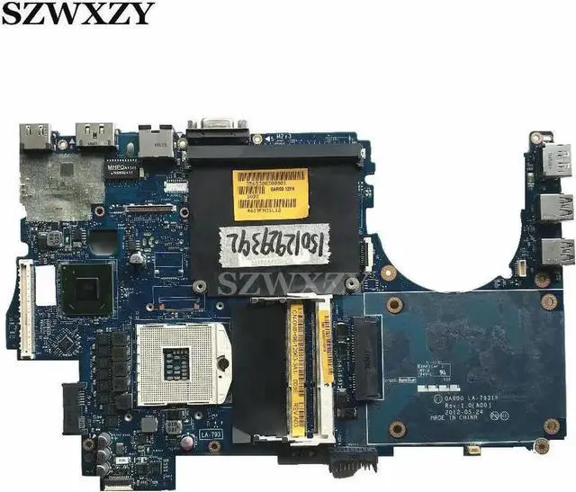 Main image of For Precision M4700 Laptop Motherboard QAR00 LA-7931P REV:1.0(A00) CN-0N8H96 0N8H96 N8H96 Full Tested