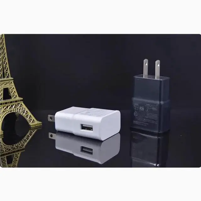 Alt view image 3 of 3 - For Samsung mobile phone Android 7100 charging head US standard 5V12A single USB charger for low power 2PACK