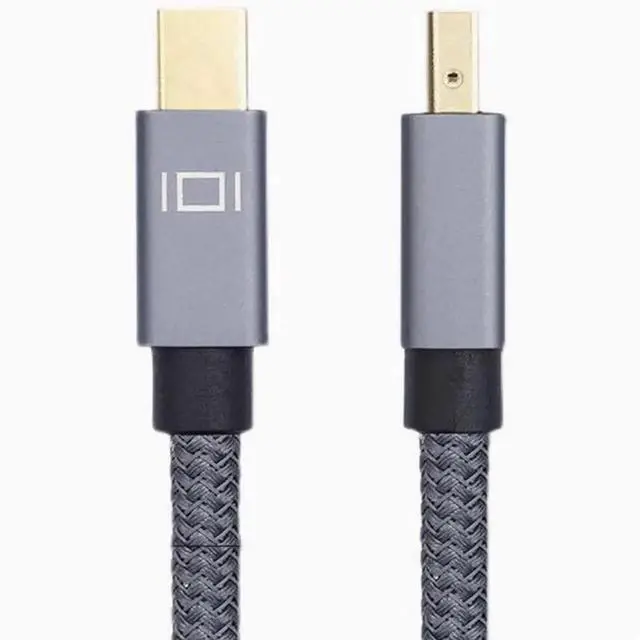 Alt view image 3 of 3 - mini DP line male to male conversion line Mini Displayport Lightning Thunderbolt port