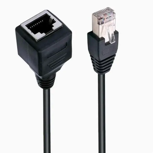 Alt view image 2 of 5 - RJ-45 Male/Female extension cable cat5e Network cable switching to 100 Mbit network extension cable RJ45 Industrial female cable CAT5