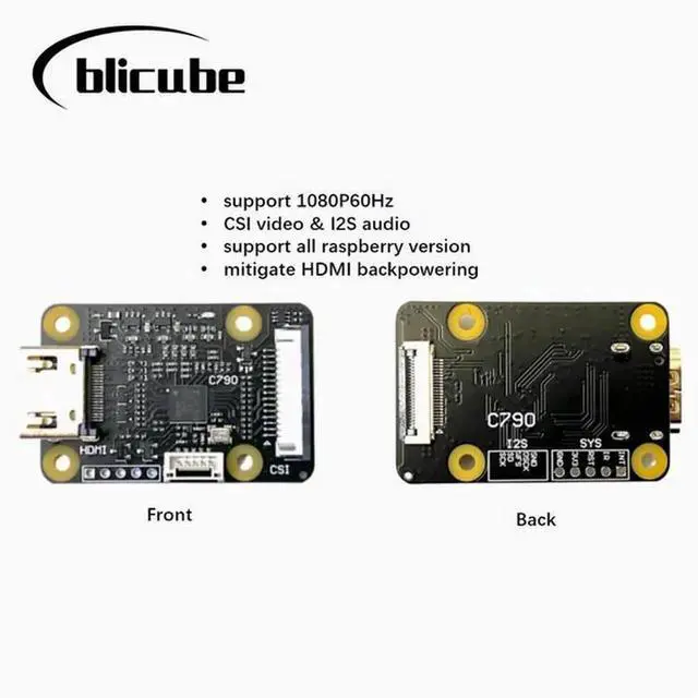 Alt view image 2 of 4 - HDMI IN HDMI to CSI-2 C790 pikvm raspberry pi 5
