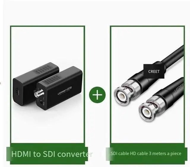 Alt view image 4 of 7 - HDMI to SDI converter line computer audio and video 100 meters transmission 1080P/60Hz broadcast grade HD TV engineering grade signal to 3G/HD-SDI
