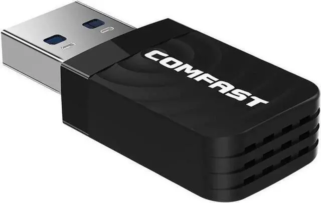 Alt view image 4 of 4 - USB Wifi Adapter 1300Mbps USB Wi-fi Adapter 2.4G 5G Network Card Antenna Wi fi Receiver Lan USB Ethernet PC Wifi Dongle
