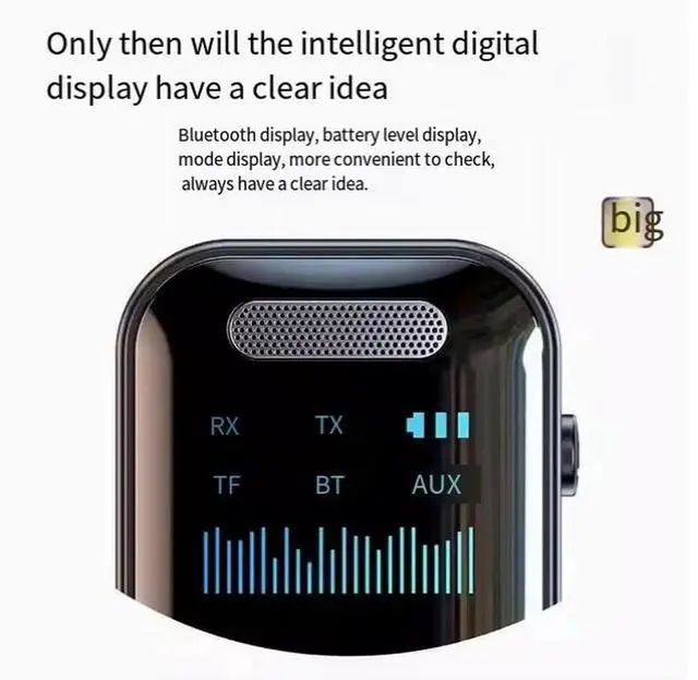 Alt view image 2 of 6 - Bluetooth 5.4 adapter, audio transmitter and receiver, wireless transmission, lossless call, AUX wired to wireless audio