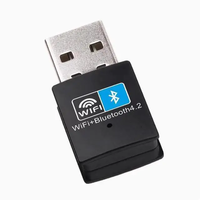 Alt view image 3 of 5 - USB Wireless network Card Bluetooth 4.2 2-in-1 adapter 150M WIFI receiver transmitter desktop