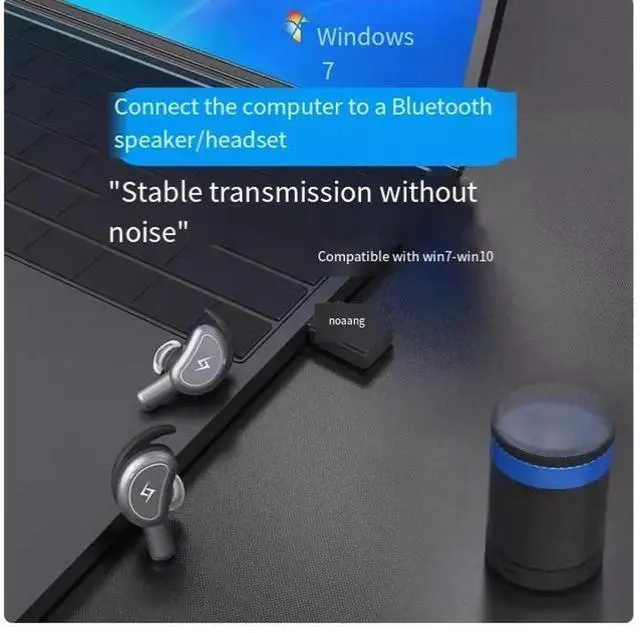 Alt view image 4 of 5 - PS5 Bluetooth compatible PS4/5.2 audio transmitter connects to computer games, TV to wireless headphones and speakers