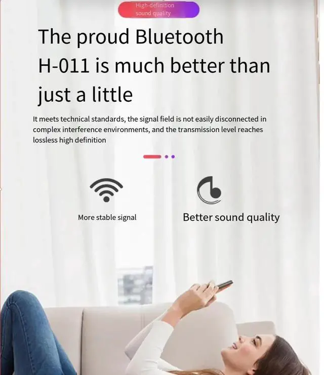 Alt view image 5 of 7 - Bluetooth 5.0 speaker power amplifier, wired to wireless, car AUX receiver, high-quality hands-free call, USB