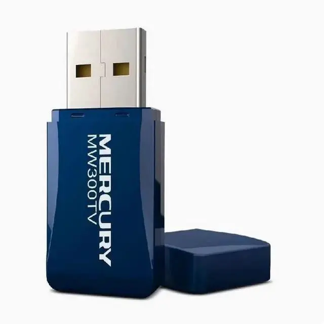 Main image of Mercury MW300UM 300M drive free usb wireless card Skyworth 300TV Hisense receiver adaption desktop notebook