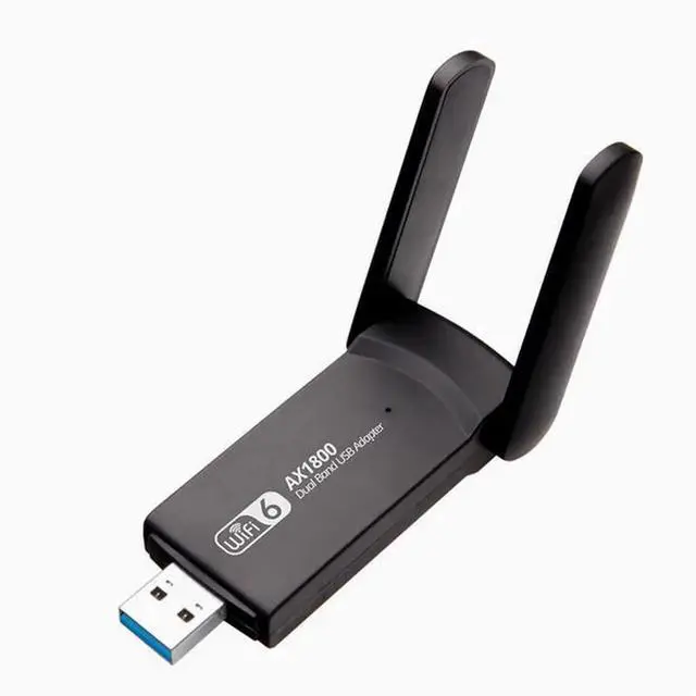 Alt view image 2 of 3 - wifi6 wireless card usb desktop computer Gigabit dual-band 5G 1800M gaming reception and transmission