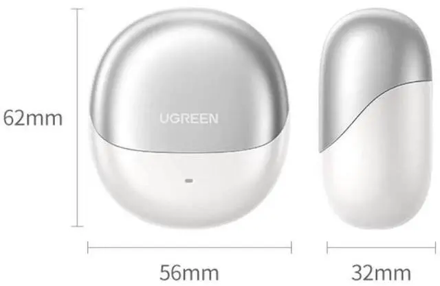 Alt view image 2 of 7 - S5 Bluetooth headphones feature an IPX5 waterproof wireless open sports ear clip with bone conduction function, suitable for Apple and Xiaomi devices White