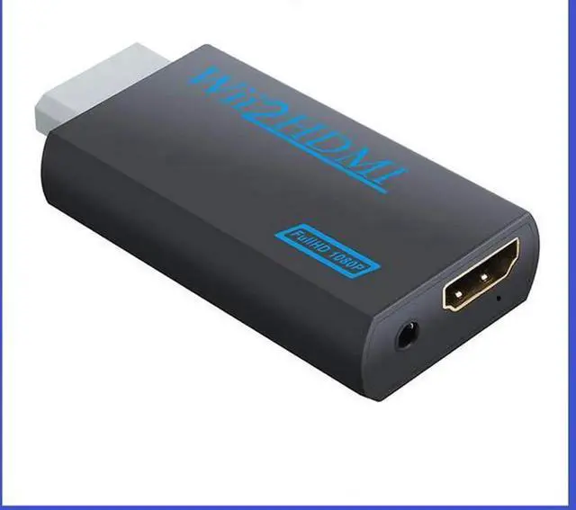 Alt view image 3 of 3 - wii to hdmi high-definition converter, WII2 hdmi, wii to HDMI converter, game console WII adapter Black